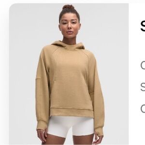 lululemon athletica Tan Hoodie Sweater